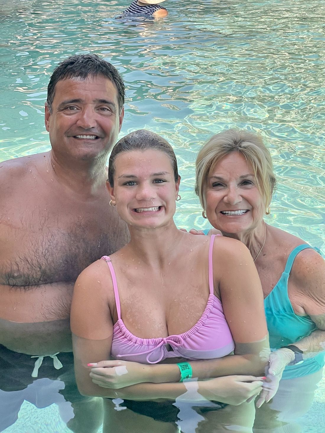 Multi-gen pool days at the villa