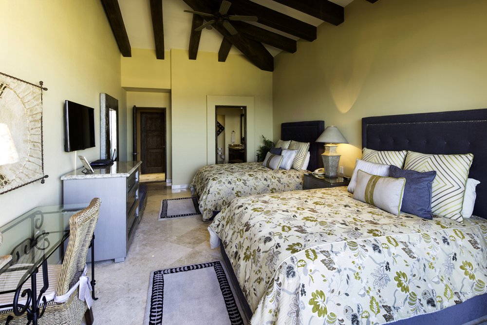 Bedroom three with two queens